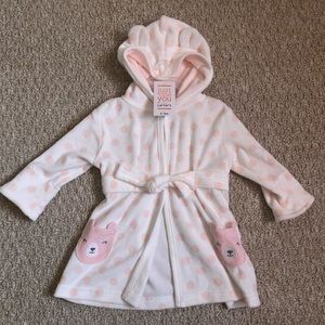 Carter’s 0-9 months bath robe NWT